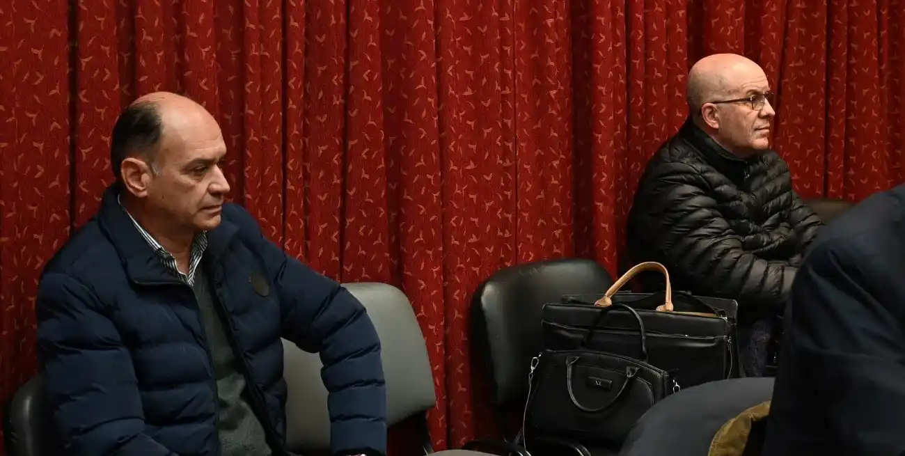 Omar Odriozola y Rafael Grau, los dos acusados. Crédito: Flavio Raina