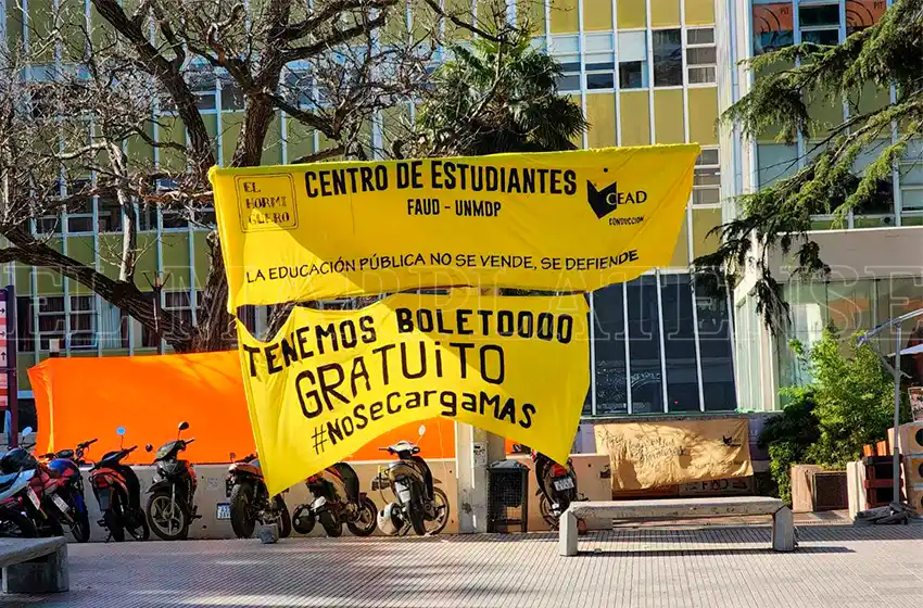 Acceso al boleto universitario: "Es una lucha histórica de todo el movimiento estudiantil"