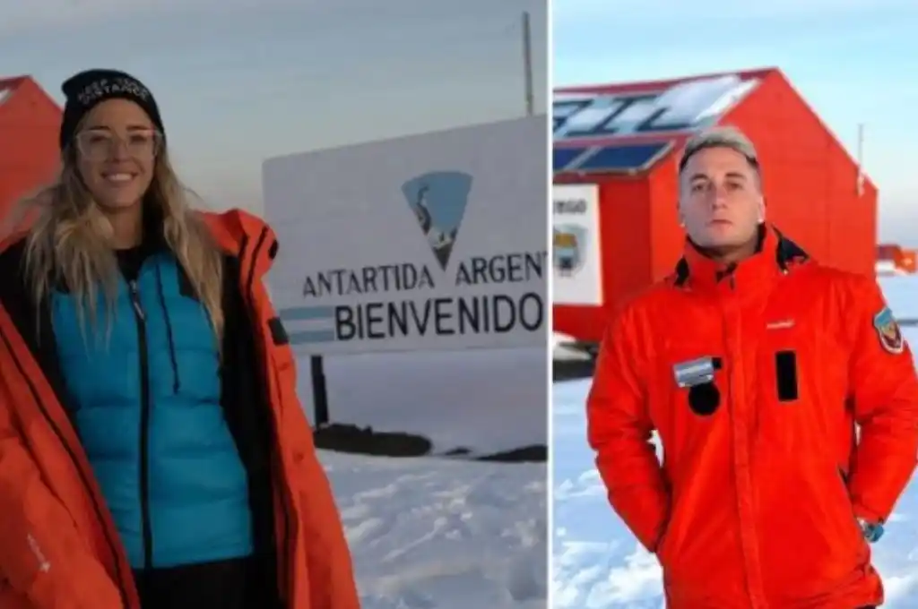 Polémica: Nati Jota y Momo viajaron a la Antártida en un avión militar y los acusaron de usar dinero del Estado