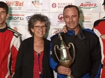 Lucas Torasso ganó su primera carrera. Foto: Facebook AML