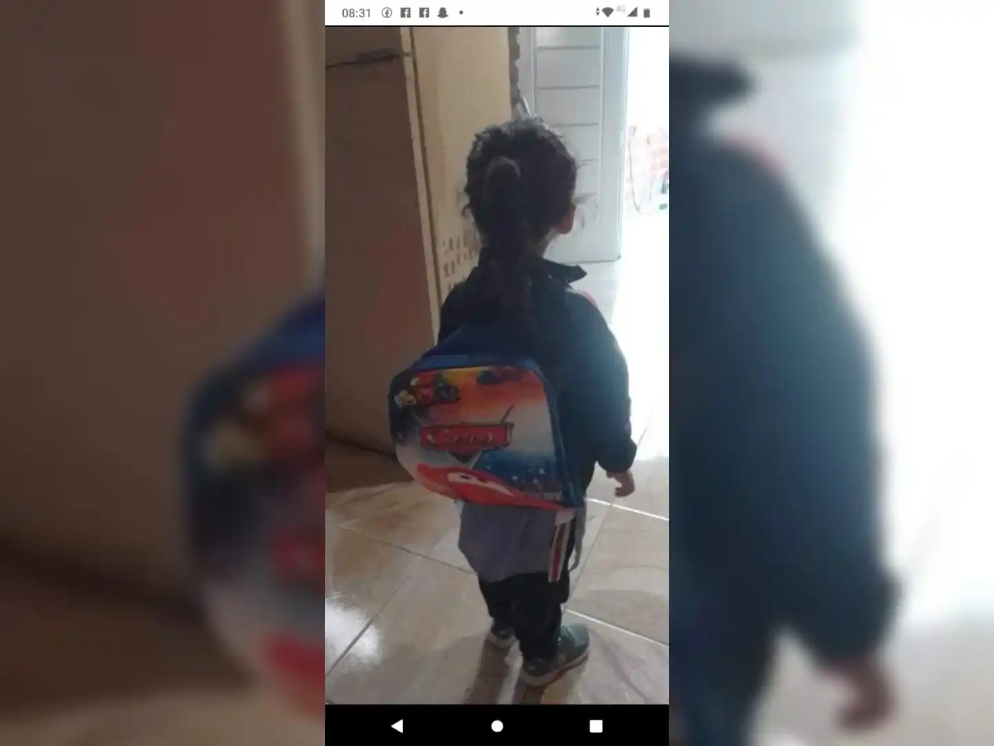 Daniel perdió una mochila
