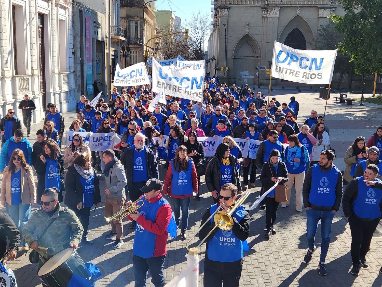 Movilización de UPCN ante la reforma de la Caja de Jubilaciones