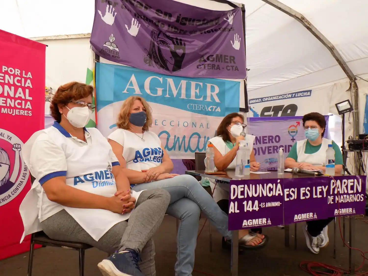 Carpa blanca de Agmer: La Seccional Gualeguay tuvo a su cargo actividades