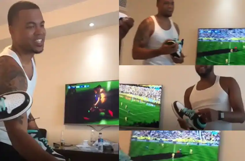 Norteamericanos se preparaban para una boda con el partido de Central de fondo