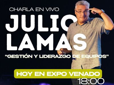 ExpoVenado: este jueves, una charla imperdible con Julio Lamas