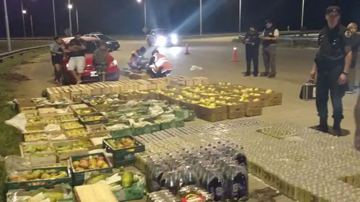 Frustran intento de contrabando de mercadería por $80 mil