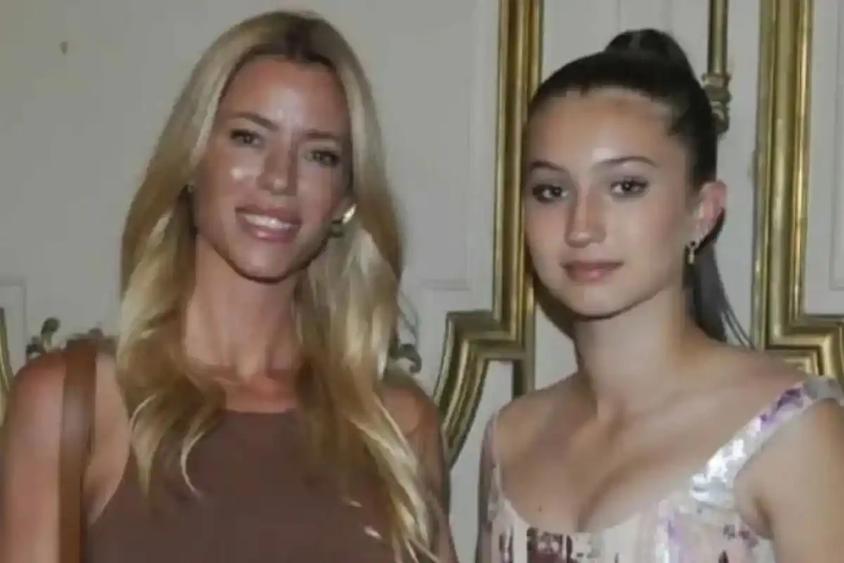 Nicole Neumann y su  hija