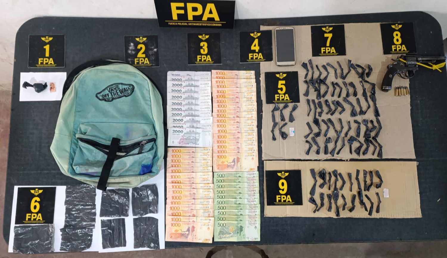 FPA desbarató una banda narco e incautó drogas: cinco detenidos