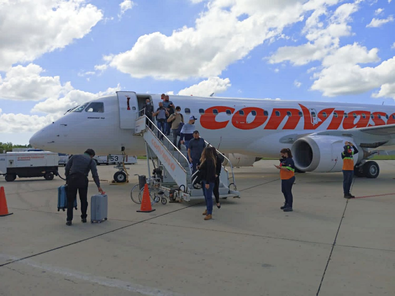 Conviasa inauguró la ruta Santo Domingo-Maturín