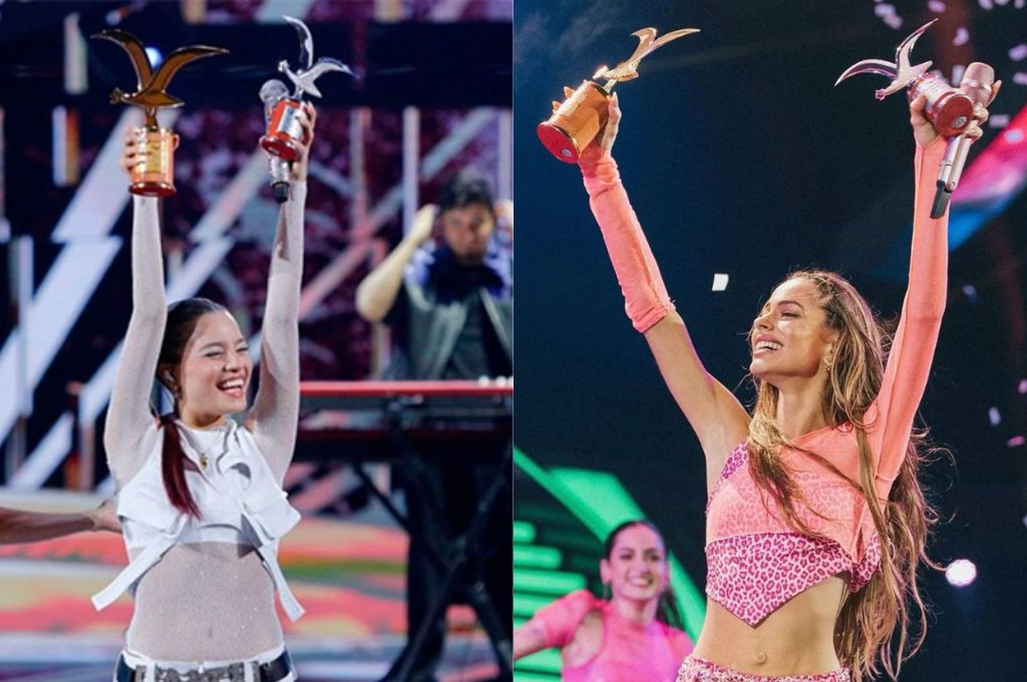 Tini Stoessel y Emilia Mernes brillaron en Viña del Mar y se llevaron la Gaviota de Oro y de Plata