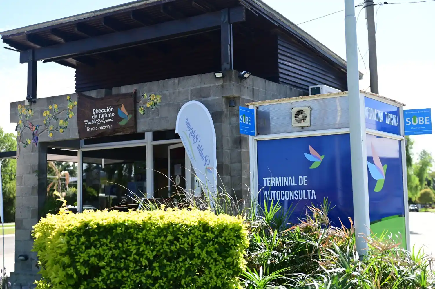 Pueblo Belgrano inauguró una nueva terminal automática SUBE