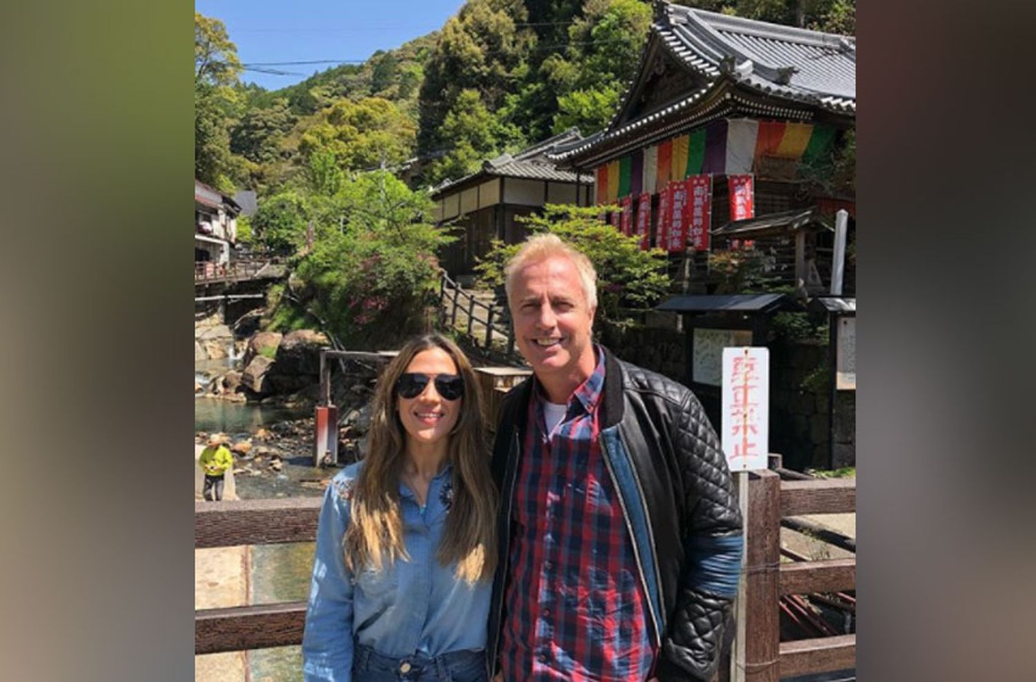 Jimena Barón y Marley, juntos en Japón