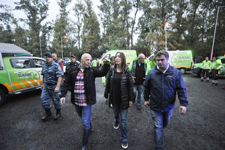 #Tomenta: Vidal visitó distritos afectados por el temporal