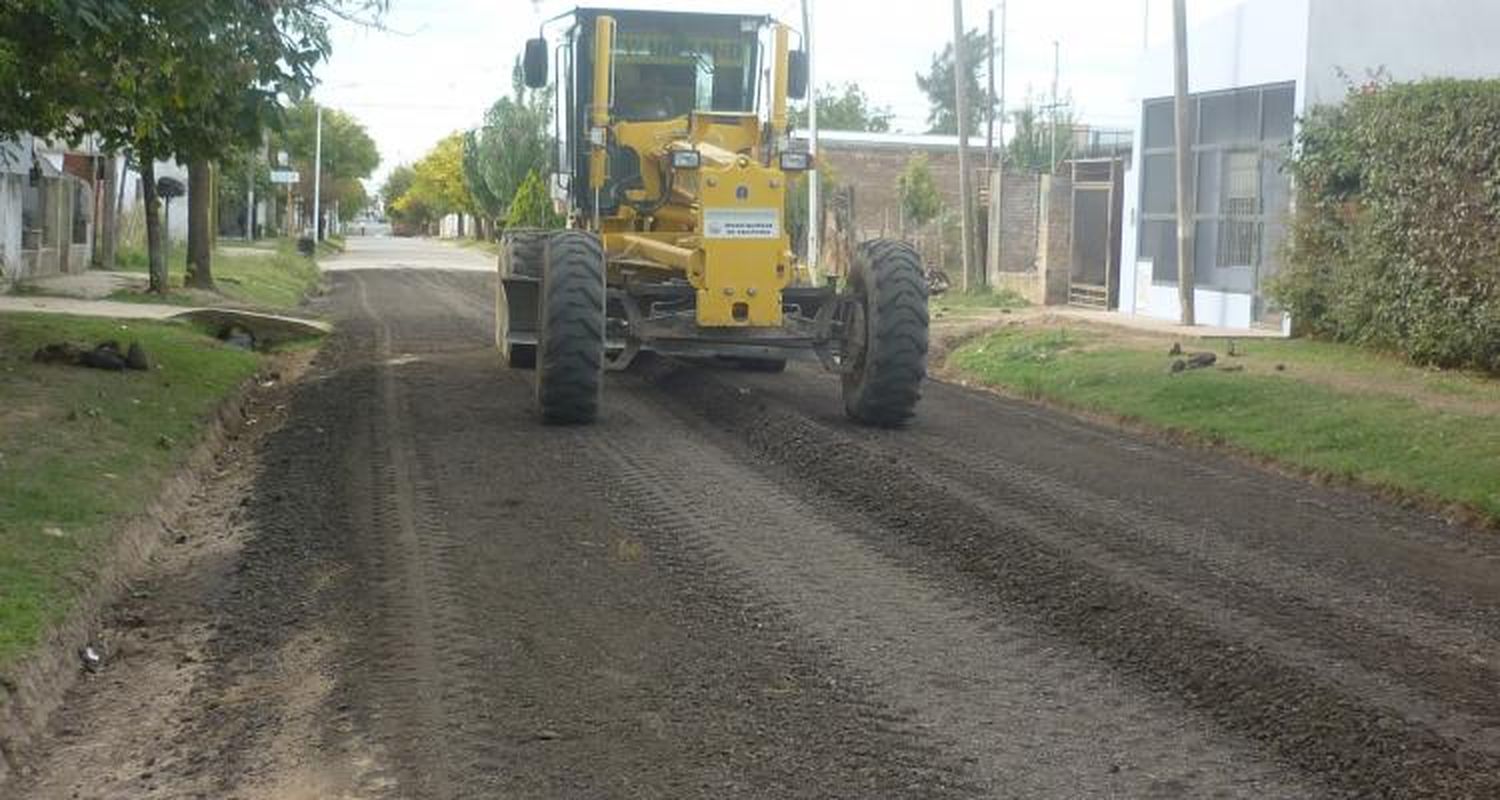 Mejoras sobre calle Facundo Quiroga