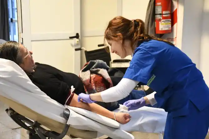 Exitosa jornada de donación de sangre en el cuartel de Bomberos Voluntarios de Chascomús