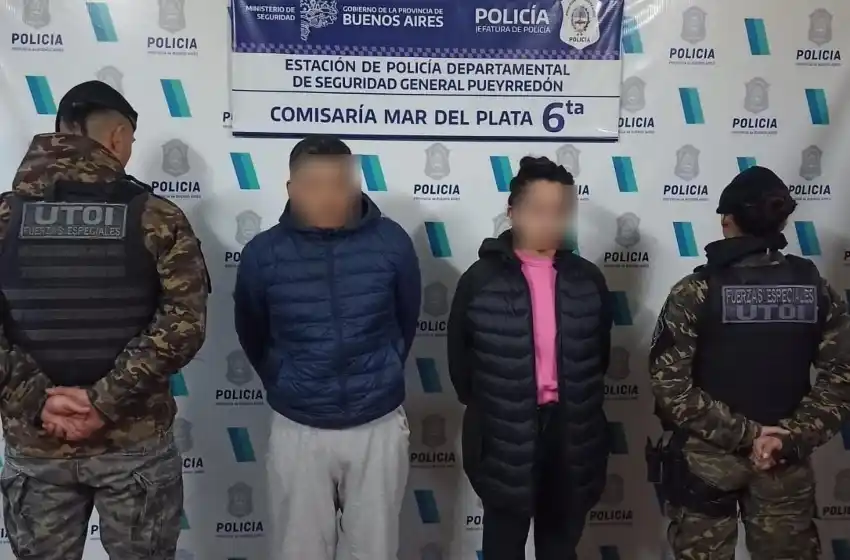Una pareja delivery fue capturada con cocaína en barrio Libertad