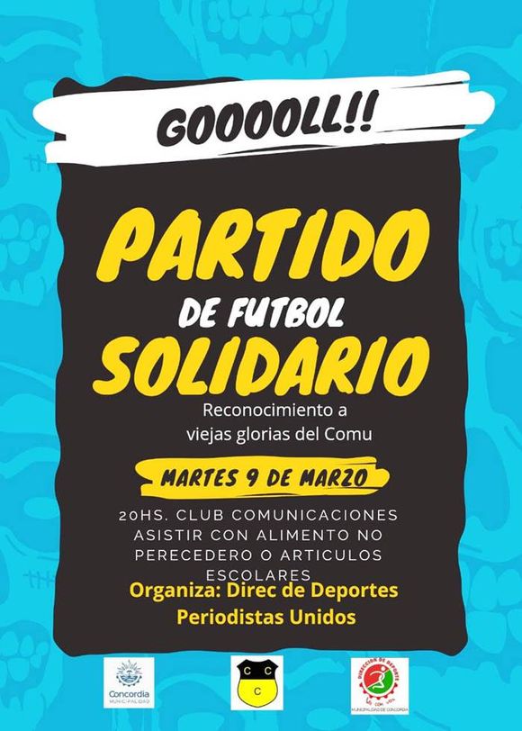 Partido de fútbol solidario 