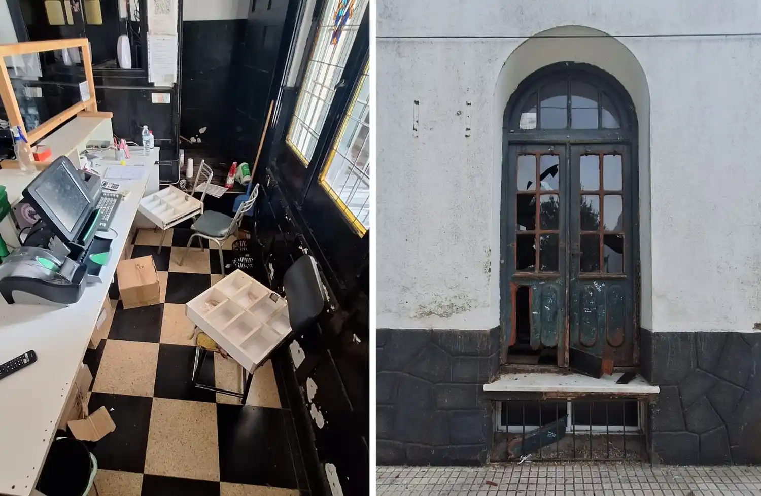 Robo en el club de Pelota Chascomús: Destrozaron una puerta y se llevaron dinero del buffet