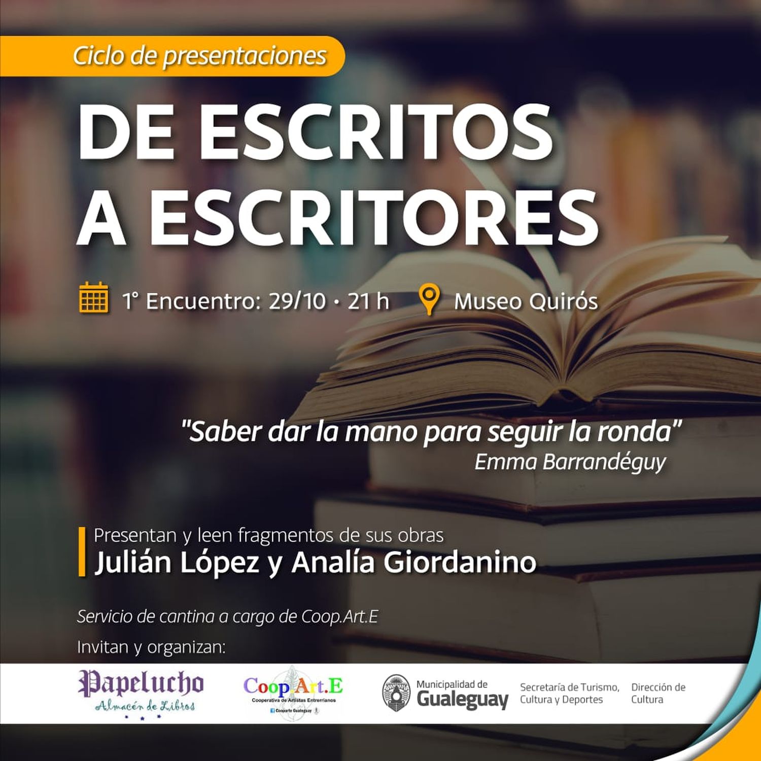 De escritos a escritores