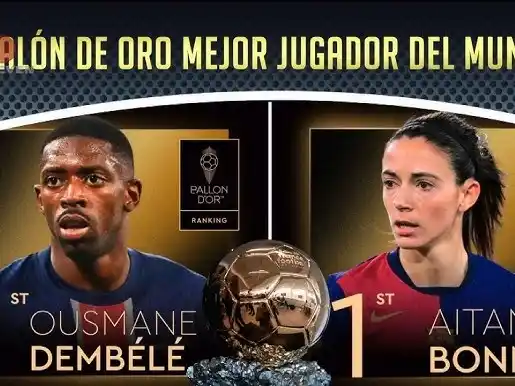 Aitana y Dembelé, visibilizan una deuda que un el fútbol no logra saldar: la desigualdad de género y brecha salarial. Foto:Balón de Oro