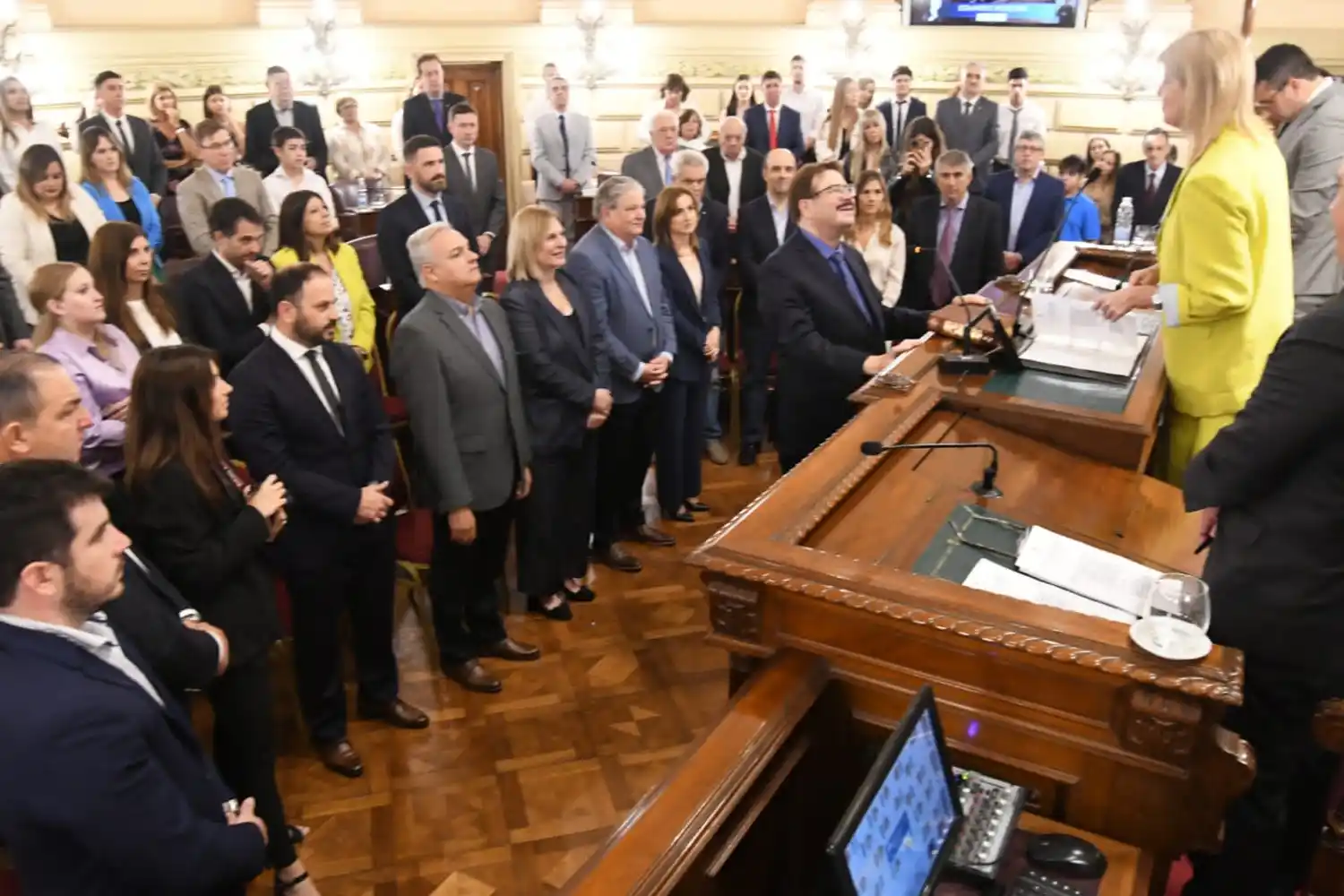 El acto se llevó a cabo este martes. Crédito: Mauricio Garín.