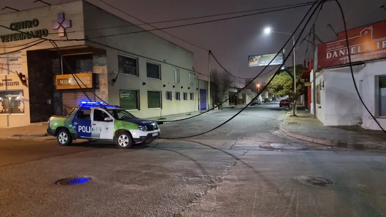 Cortaron una calle por el robo de cables