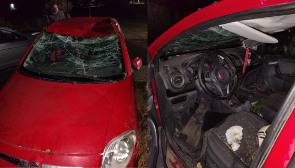 Una familia sampedrina volcó en ruta 51: el otro conductor se dio a la fuga