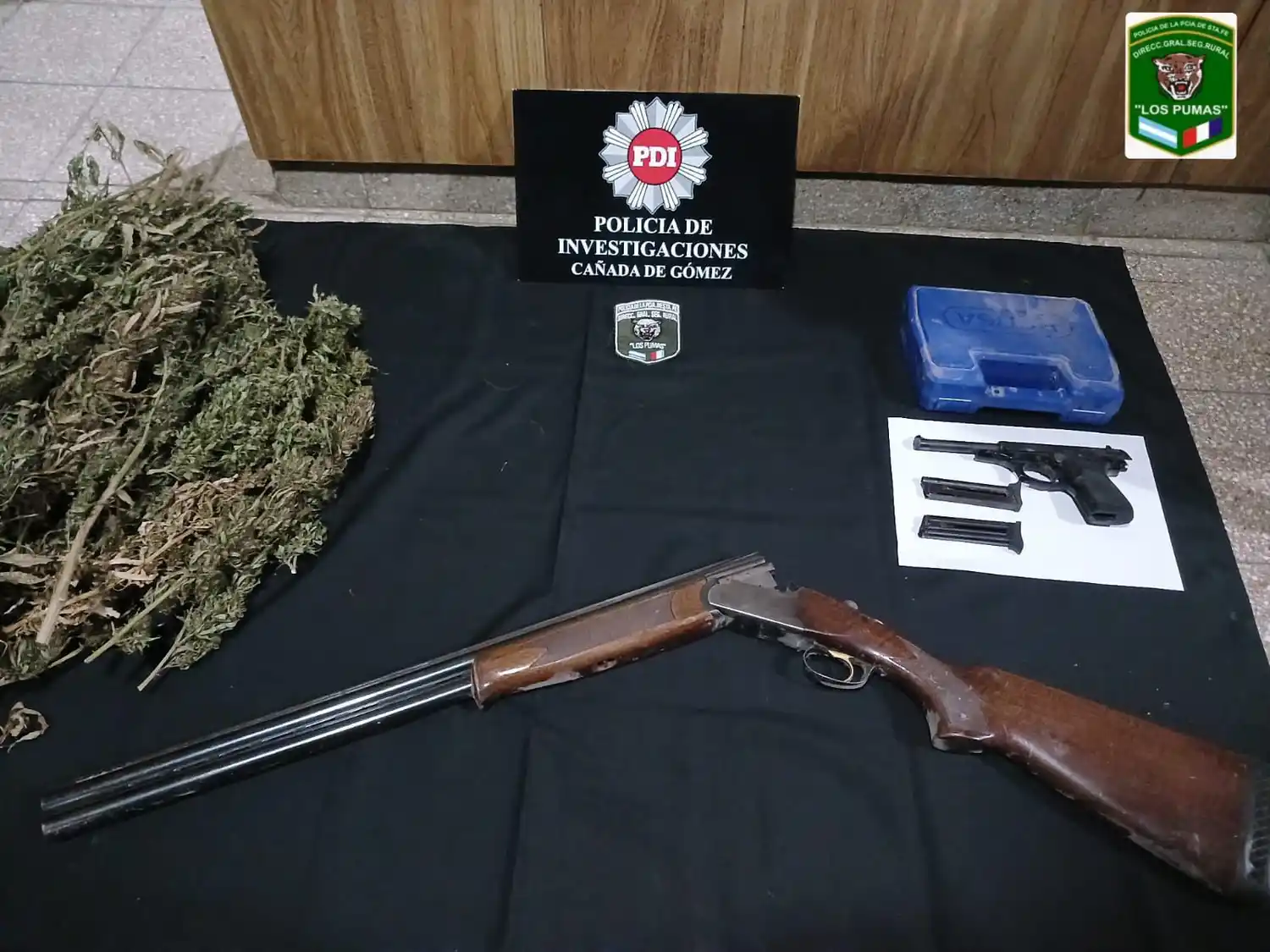 operatvo policial cañada de gomez los pumas pdi - 1