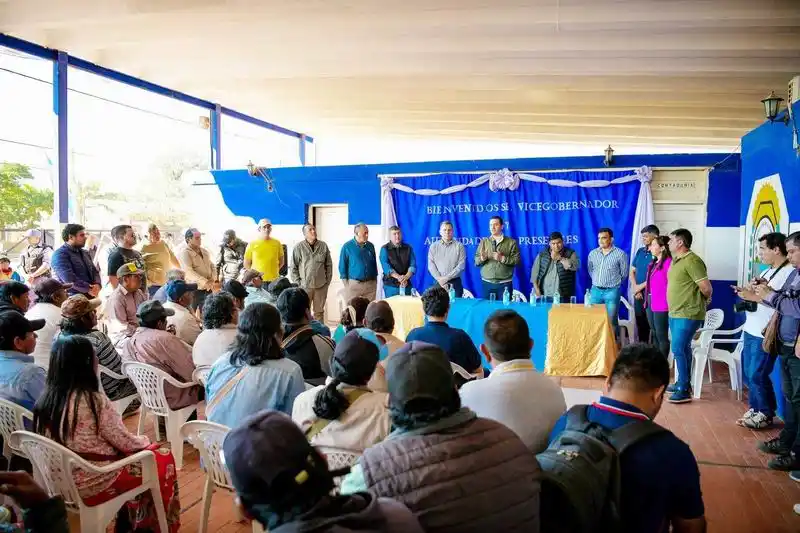 Gira del vicegobernador Solís por localidades del Oeste provincial