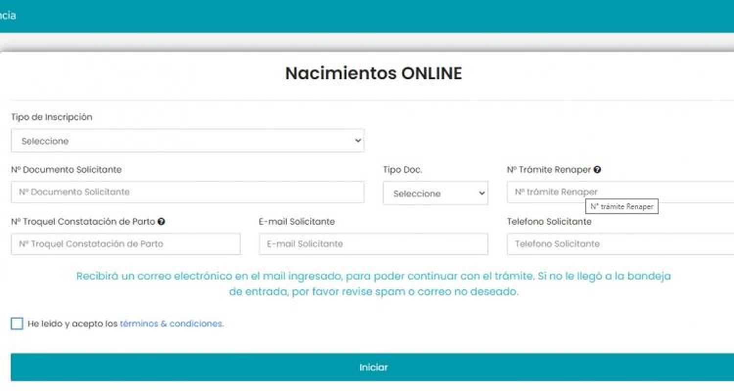 Cómo funciona el nuevo sistema online para autogestión de partidas de nacimiento