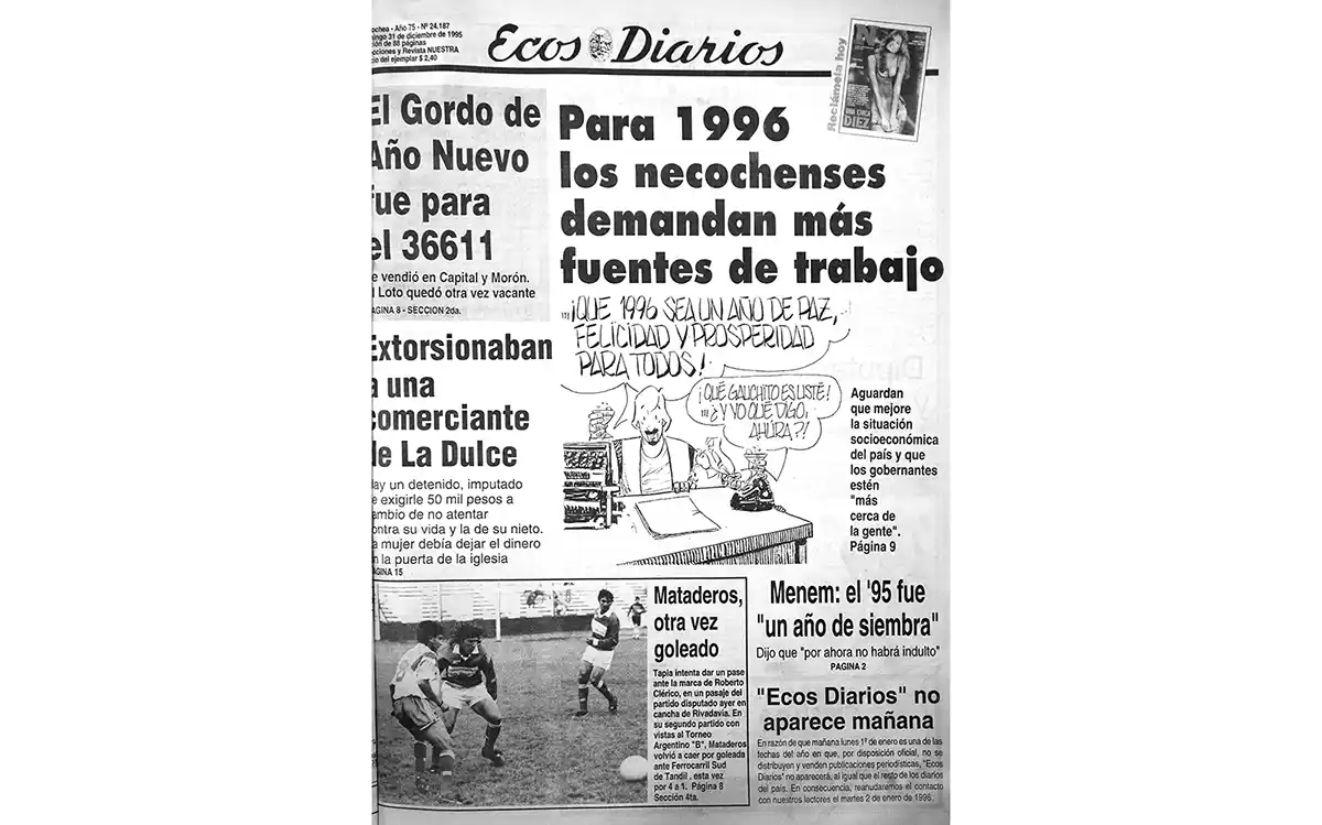 Domingo 31 de diciembre de 1995