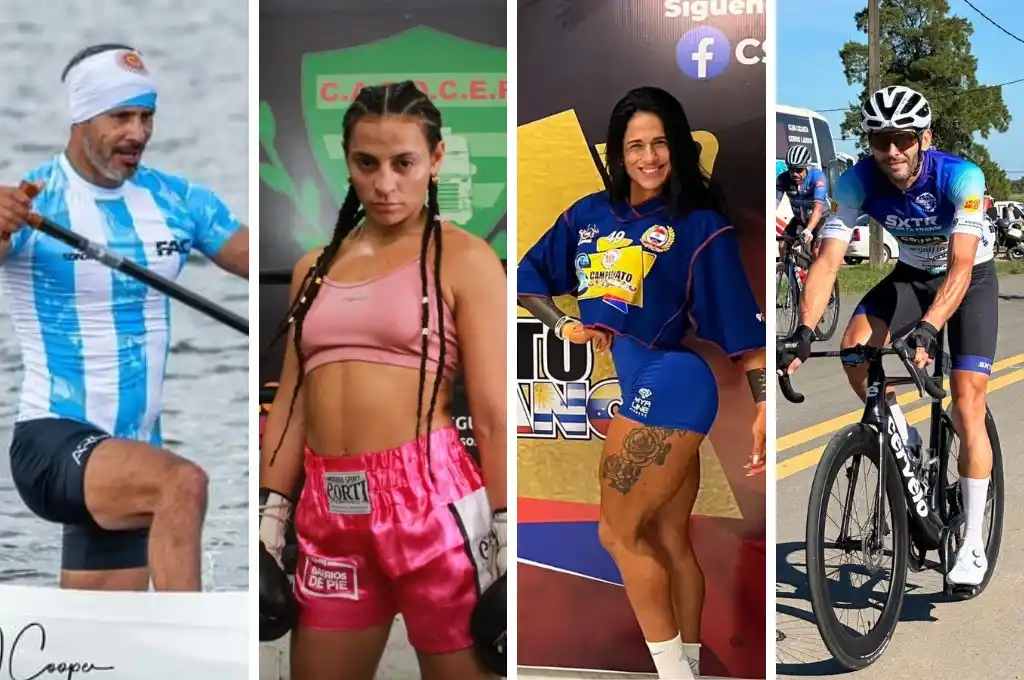 Roberto Palacios, Nahir Erlin, Jésica Tiago y Francisco Viollaz, alguno de los nominados.