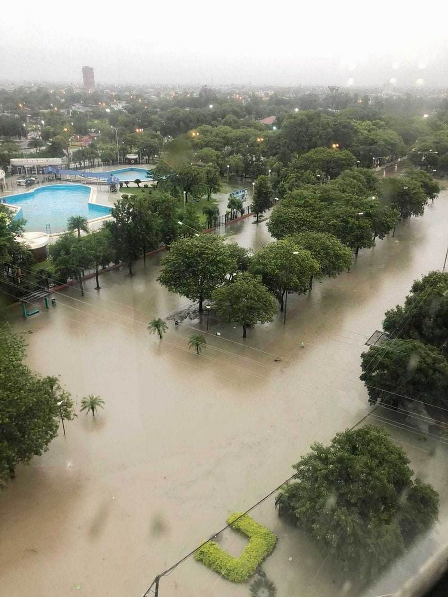 La ciudad de Formosa amaneció nuevamente bajo agua