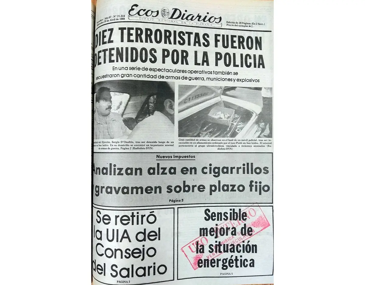 Miércoles 20 de abril de 1988