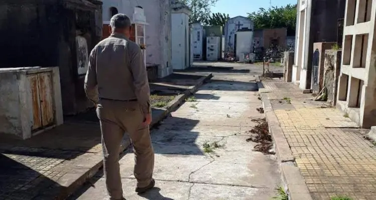 Por segunda vez en febrero, robaron en el cementerio