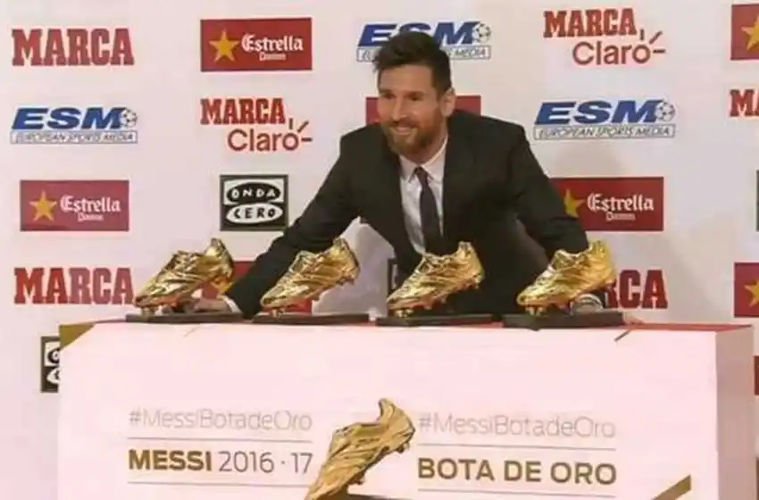 Messi obtuvo su cuarto «Botín de oro»