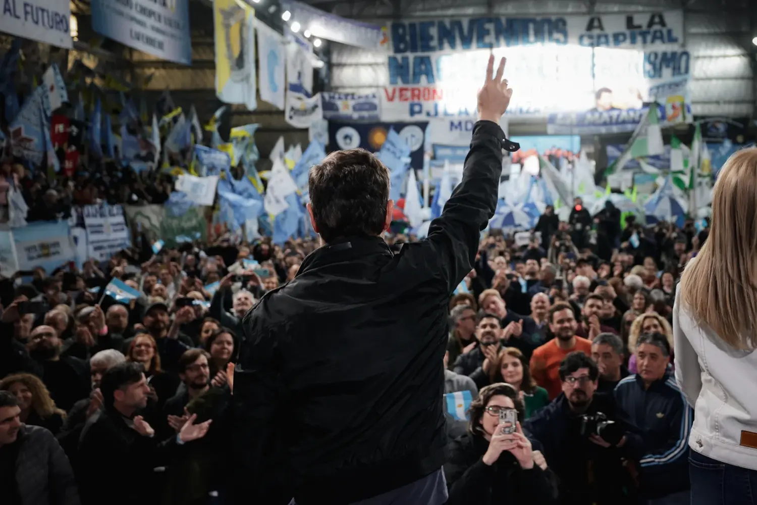 Axel Kicillof, al encabezar el acto por el Día de la Lealtad Peronista