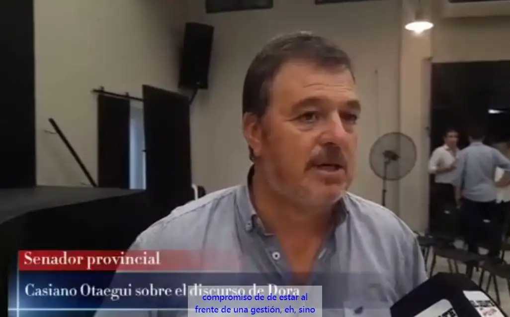Casiano Otaegui sobre el discurso de Dora: