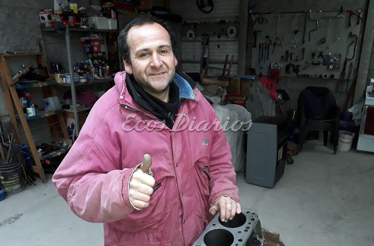 Perfil bajo. El que siempre mantiene el necochense Fernando Bordino