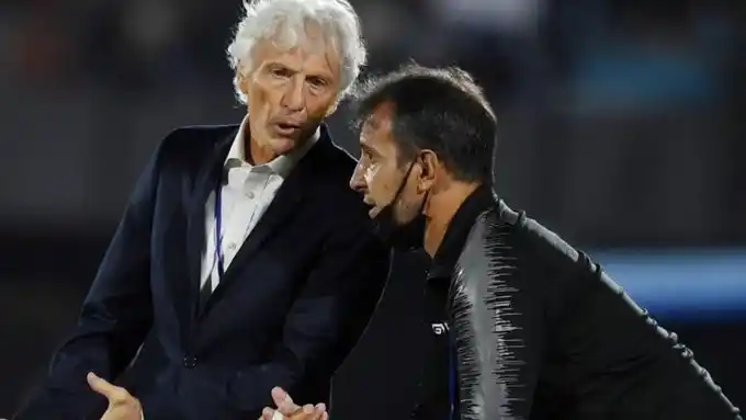 Pekerman junto a Batista, su ayudante de campo.