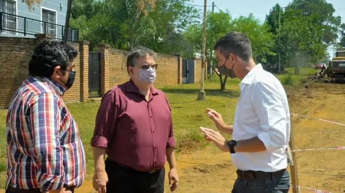Obras de saneamiento en los barrios  