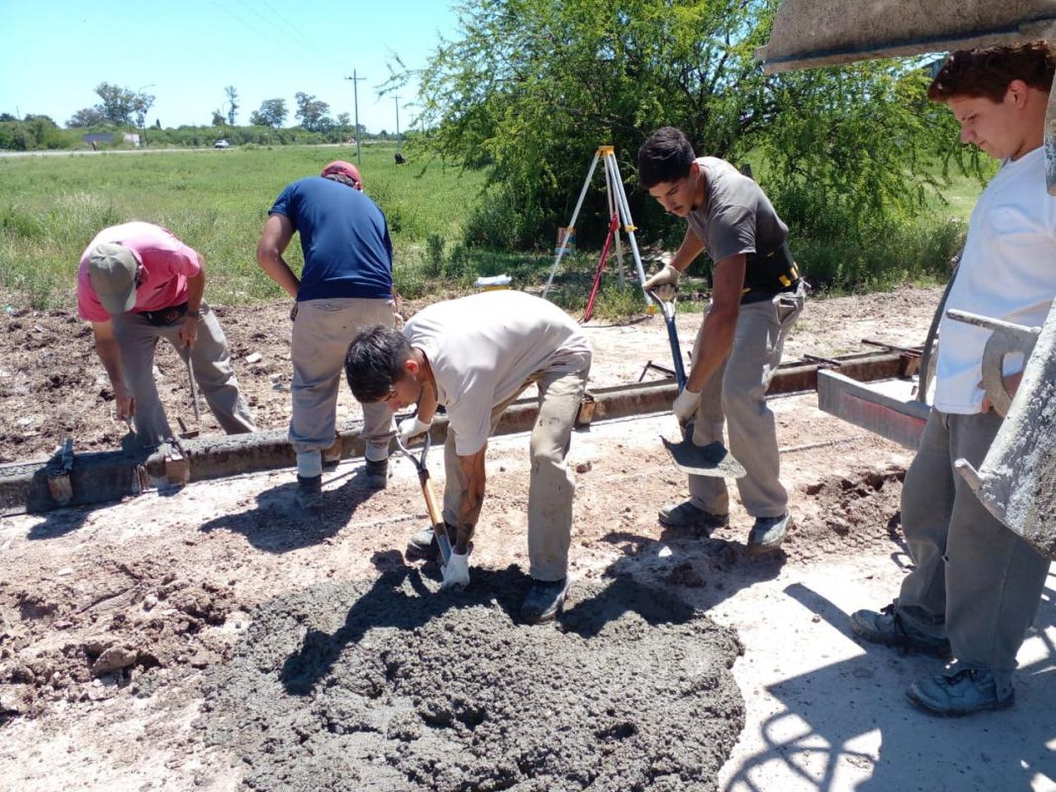 Crematorio: avanza la obra en el ingreso