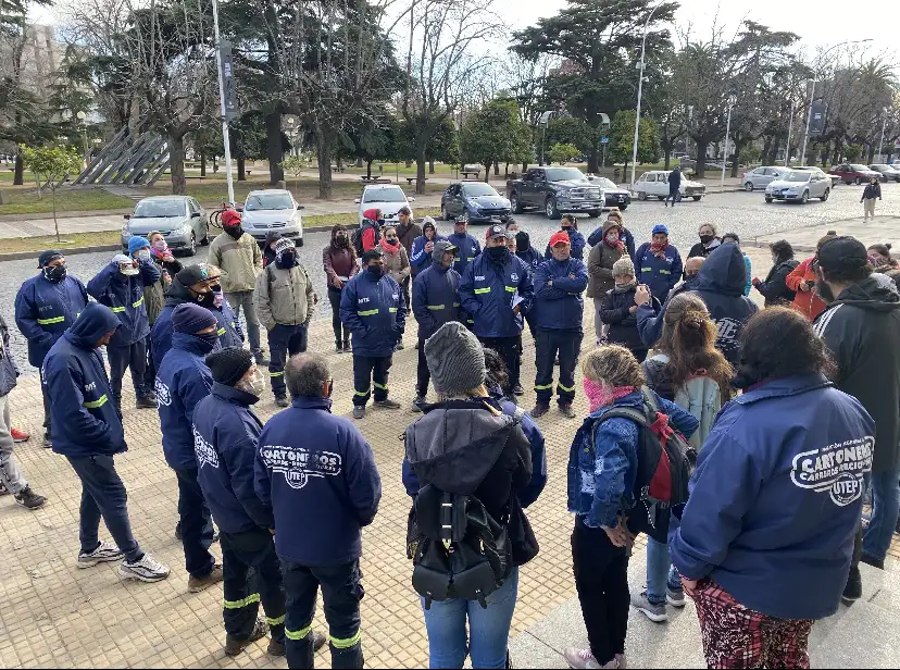 Recuperadores Urbanos se manifestaron en el Municipio
