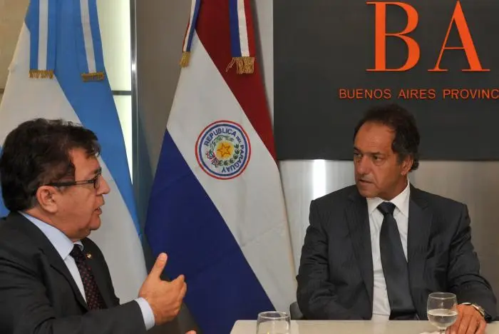 Scioli se reunió con el Embajador de Paraguay para potenciar intercambio comercial