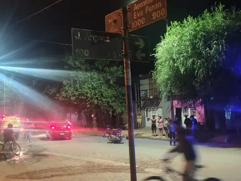 Eva Perón y Argonz, la esquina del choque. Foto: BVVT