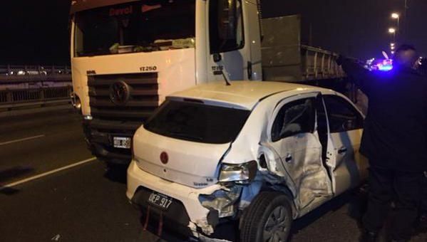 Corte total en Panamericana por choque múltiple