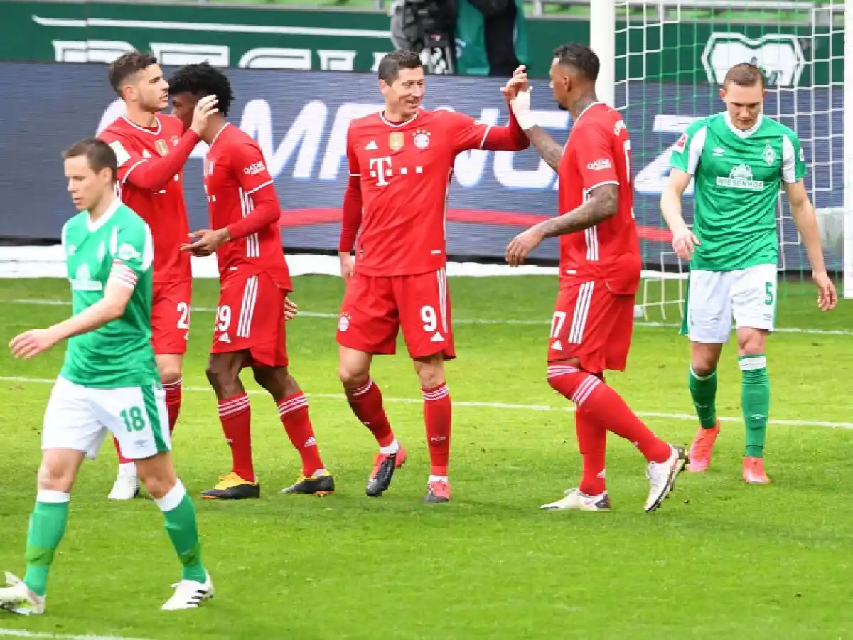 Bayern Múnich superó con facilidad a Werder Bremen 