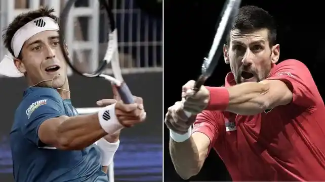 Tomás Etcheverry se medirá con Novak Djokovic