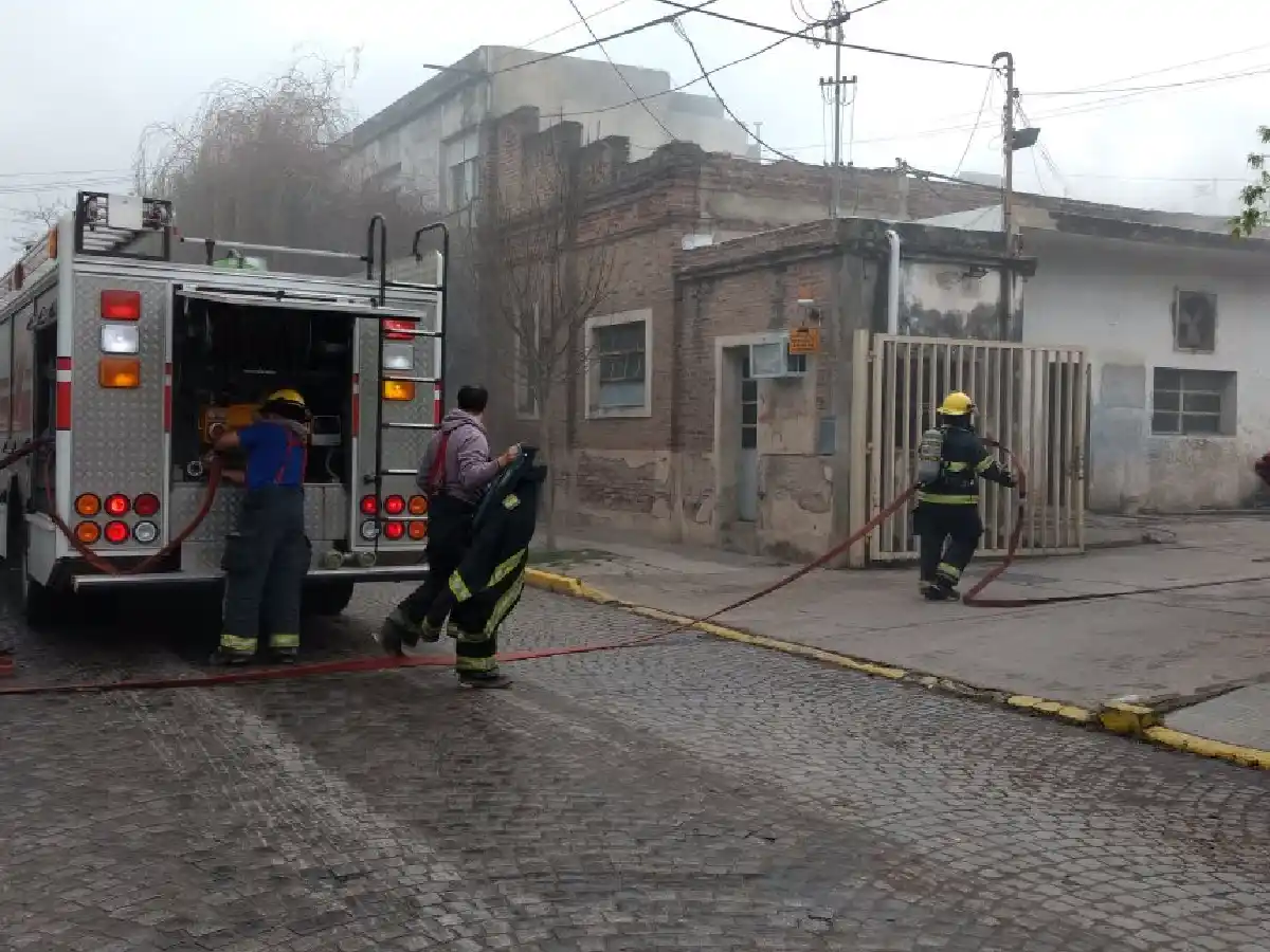 Incendio en el edificio de Epec    