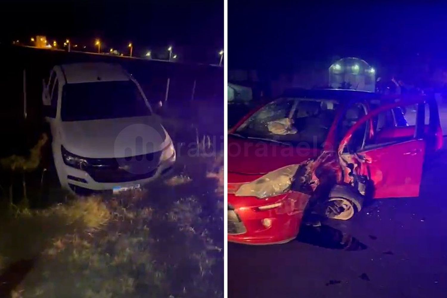 VIDEO | Fuertísimo accidente sobre la Ruta Provincial 70 terminó, afortunadamente, sin lesionados